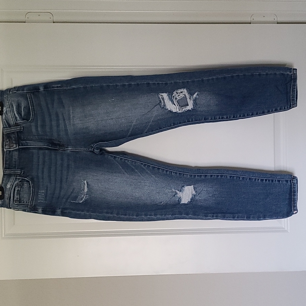 Women's STUDIO Blue Kelly High Rise Crop Jean